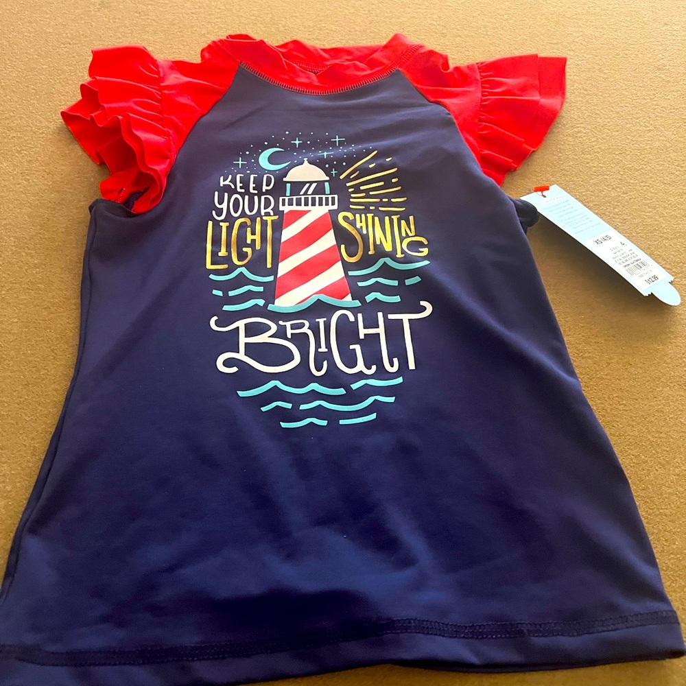 NWT Girls Swim Top (no bottoms)